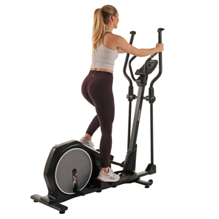 Vélo elliptique Crossfly BT avec indications BPM -roue d'inertie 18 kg