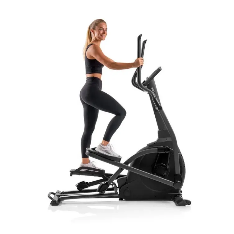 Vélo elliptique de cardio SpeedMotion II avec roue d'inertie 18 kg - 3 niveaux d'inclinaison et 16 niveaux d'intensité