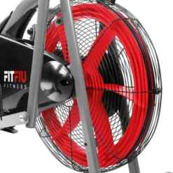 Vélo elliptique de crosstraining avec résistance à air et écran LCD