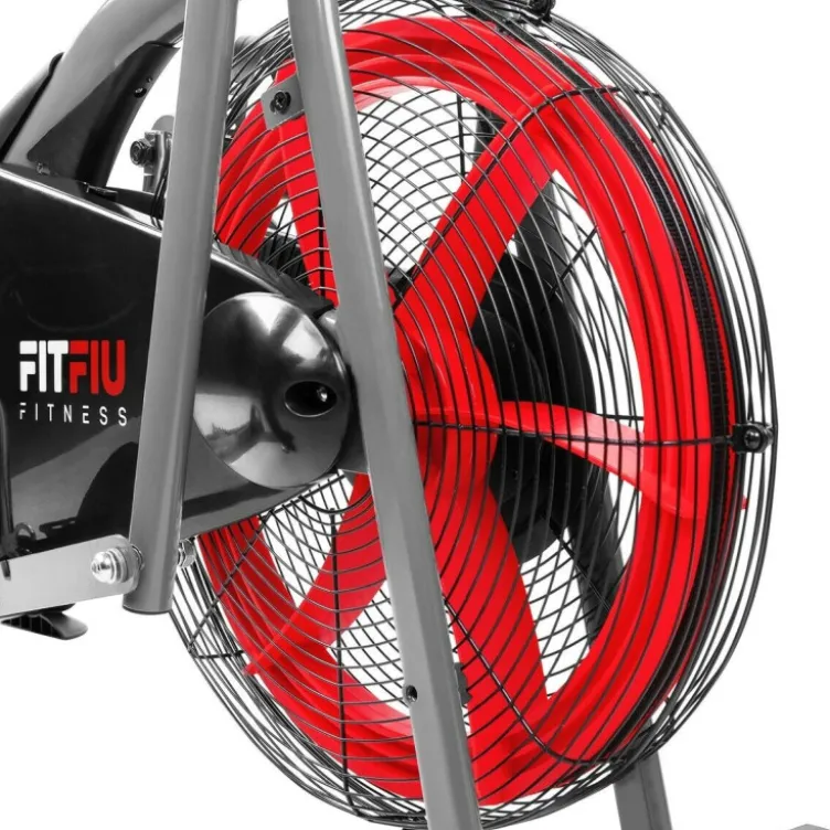 Vélo elliptique de crosstraining avec résistance à air et écran LCD