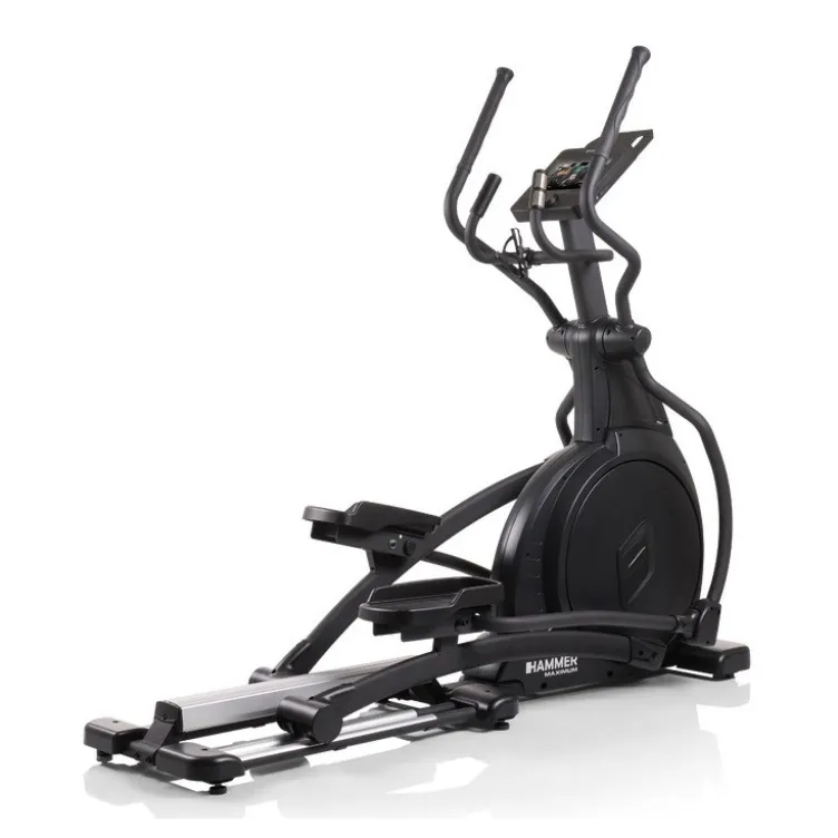 Vélo elliptique Hammer avec roue d'inertie de 14 kg et écran tactile connecté - Cardio-training