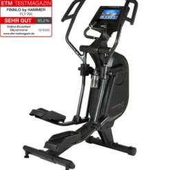 Vélo elliptique haut de gamme avec écran tactile et divertissements multimédias - 30 à 400 watts