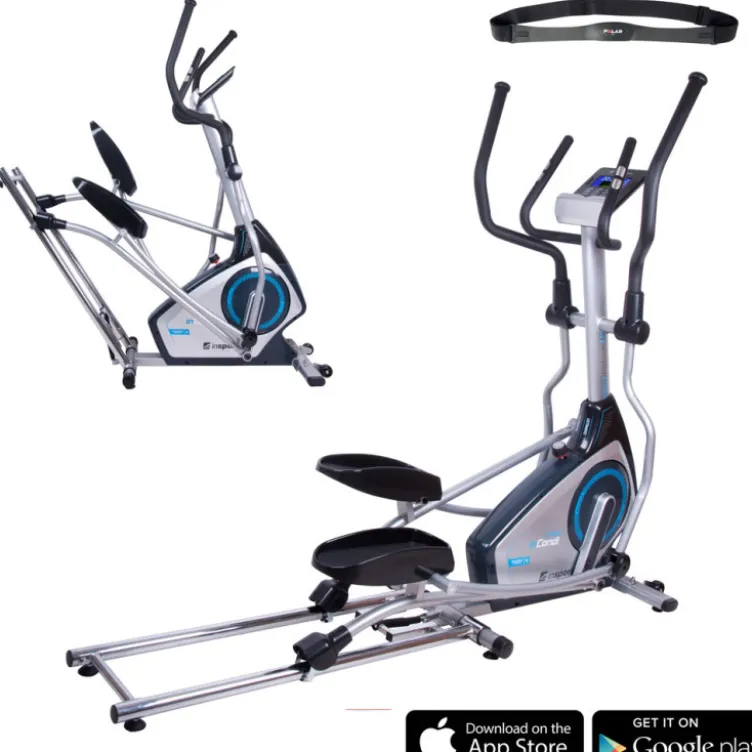 Vélo elliptique éléctronique avec écran LCD pour home gym et salle de sport