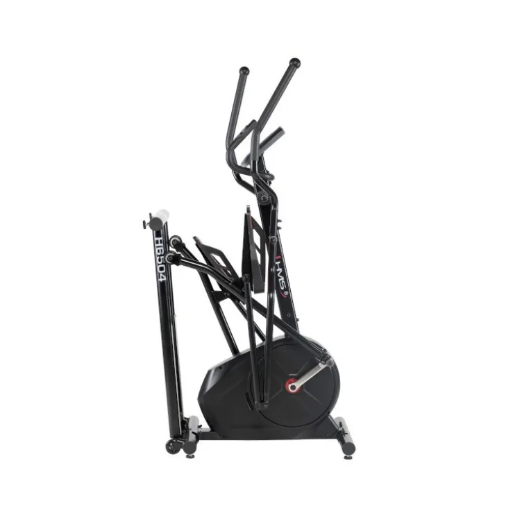Vélo elliptique magnétique avec roues de transport pour cadio-training à domicile