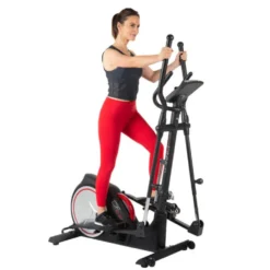 Vélo elliptique pliable de haute technologie avec écran LCD pour cardio à domicile