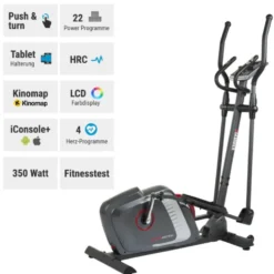 Vélo elliptique pour entraînement en appartement - Mouvement de course réaliste