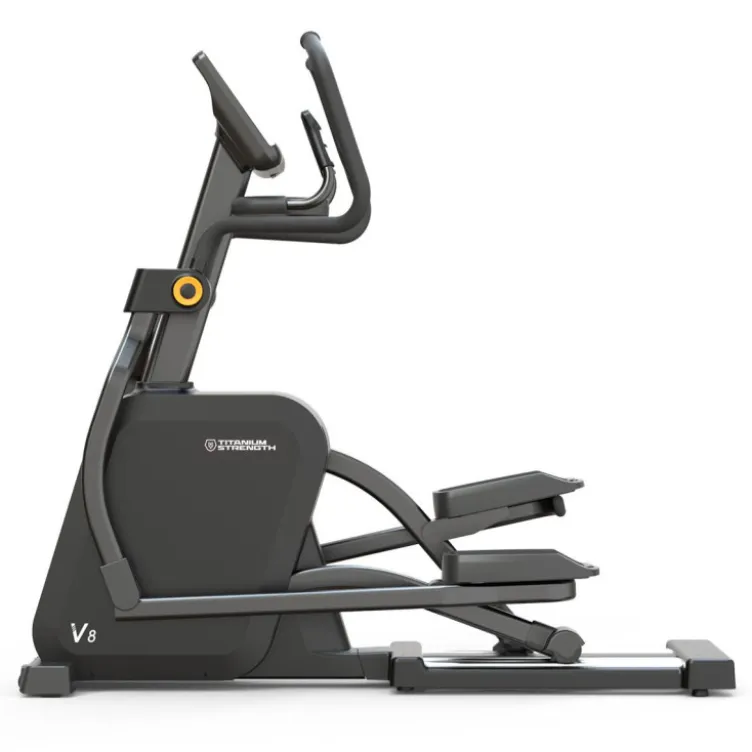 Vélo elliptique PRO CT1100Titanium pour entraînement de cardio en studio de coaching - Qualité Professionnelle PRO Séries