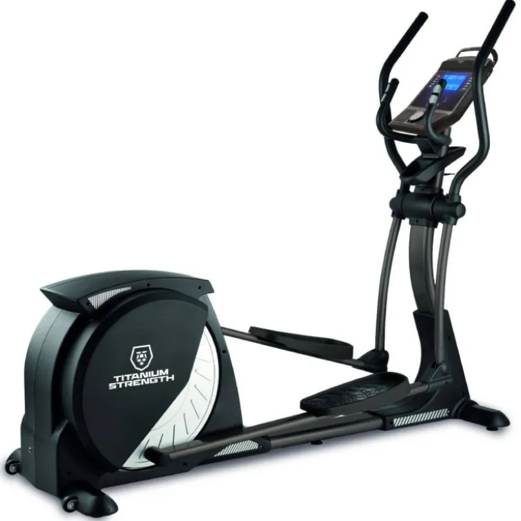 Vélo elliptique professionnel CT900 Titanium Strength Performance Séries avec écran LCD connecté - Système inertiel 35 kg