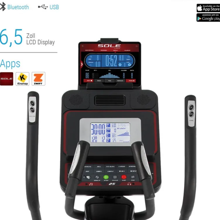 Vélo elliptique professionnel pour entraînement cardiovasculaire - Home Fitness