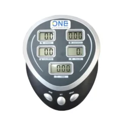 Vélo elliptique silencieux avec écran LCD et haltères 2x0,9 kg et 2x1,35 kg