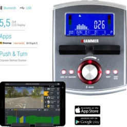 Vélo ergomètre de cardio-training pour exercices en salle - Performance 10 à 350 watts