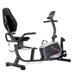 Vélo ergomètre pour exercices de cardio - Confortable et pliable
