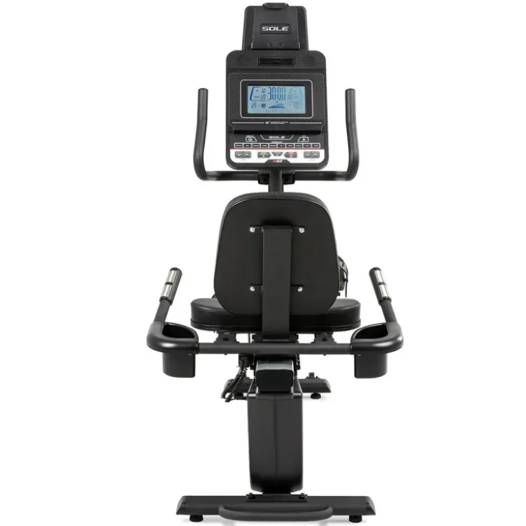 Vélo ergomètre semi-allongé avec 20 niveaux de résistance et siège ajustable - Écran LCD intégré et volant d'inertie 12 kg