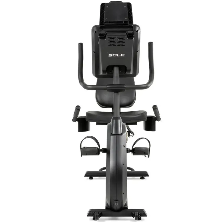 Vélo ergomètre semi-allongé avec 20 niveaux de résistance et siège ajustable - Écran LCD intégré et volant d'inertie 12 kg