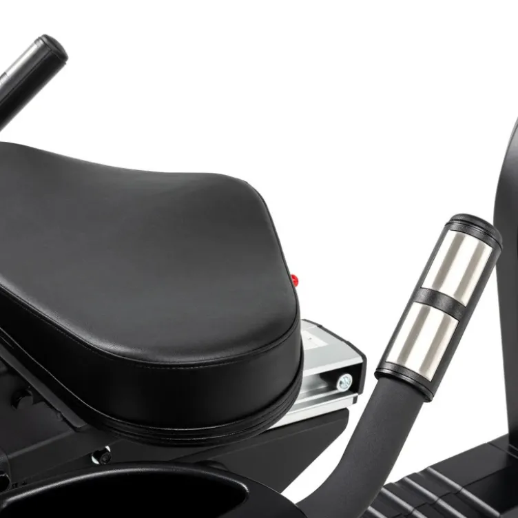 Vélo ergomètre semi-allongé avec 20 niveaux de résistance et siège ajustable - Écran LCD intégré et volant d'inertie 12 kg