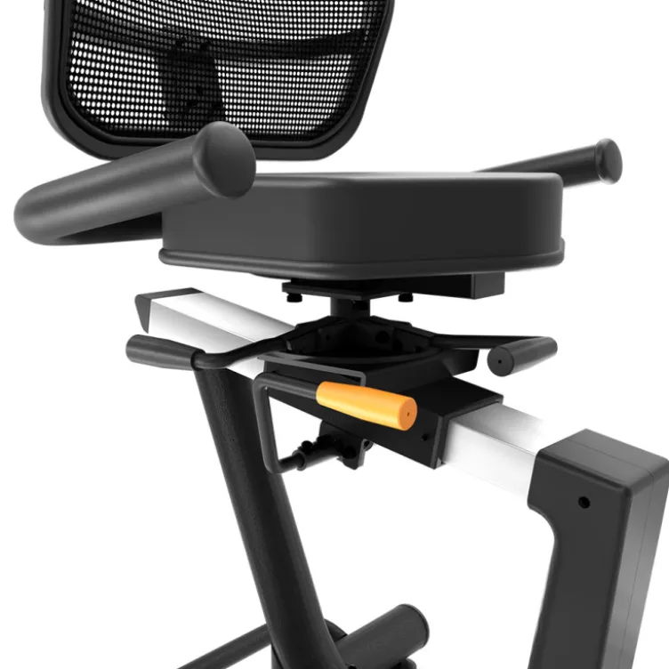 Vélo semi-allongé de cardio ZenSeat 100 avec roue d’inertie de 6 kg et 16 niveaux de résistance - Siège pivotant et respirant