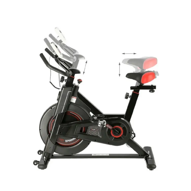 Vélo spinning d'appartement - Matériel d'entraînement aérobic confortable et léger