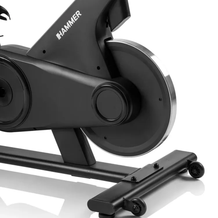 Vélo spinning de cardio Speed Race X avec roue d'inertie de 20 kg - 32 niveaux de résistance et écran HD