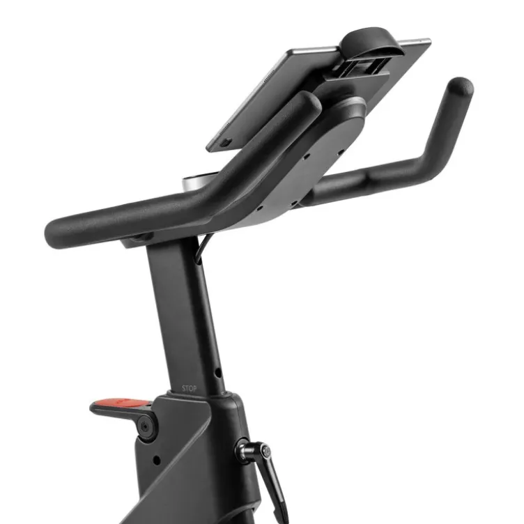 Vélo spinning de cardio Speed Race X avec roue d'inertie de 20 kg - 32 niveaux de résistance et écran HD
