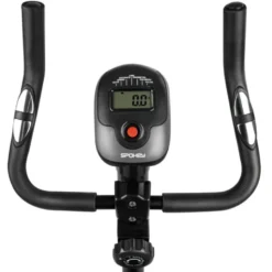 Vélo stationnaire d'appartement ergomètre avec écran LCD multifonctions et pédales antidérapantes