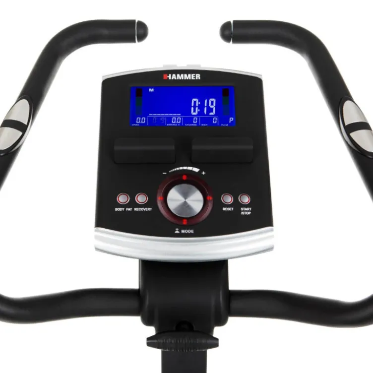 Vélo stationnaire multi-réglables avec écran LCD complet - Max 350 watts