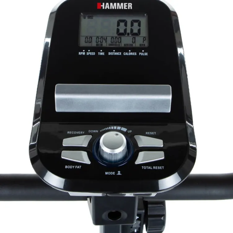 Vélo stationnaire simple d'utilisation avec réglables divers et guidon multi-positions - Difficultés x8 - Cardio T3