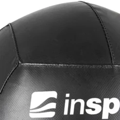 Wall ball en cuir pour exercices de crosstraining et préparation Hyrox - 10 kg