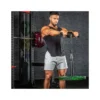 Wrist Roller ATX professionnel avec mousqueton et sangle en nylon pour musculation des avant-bras
